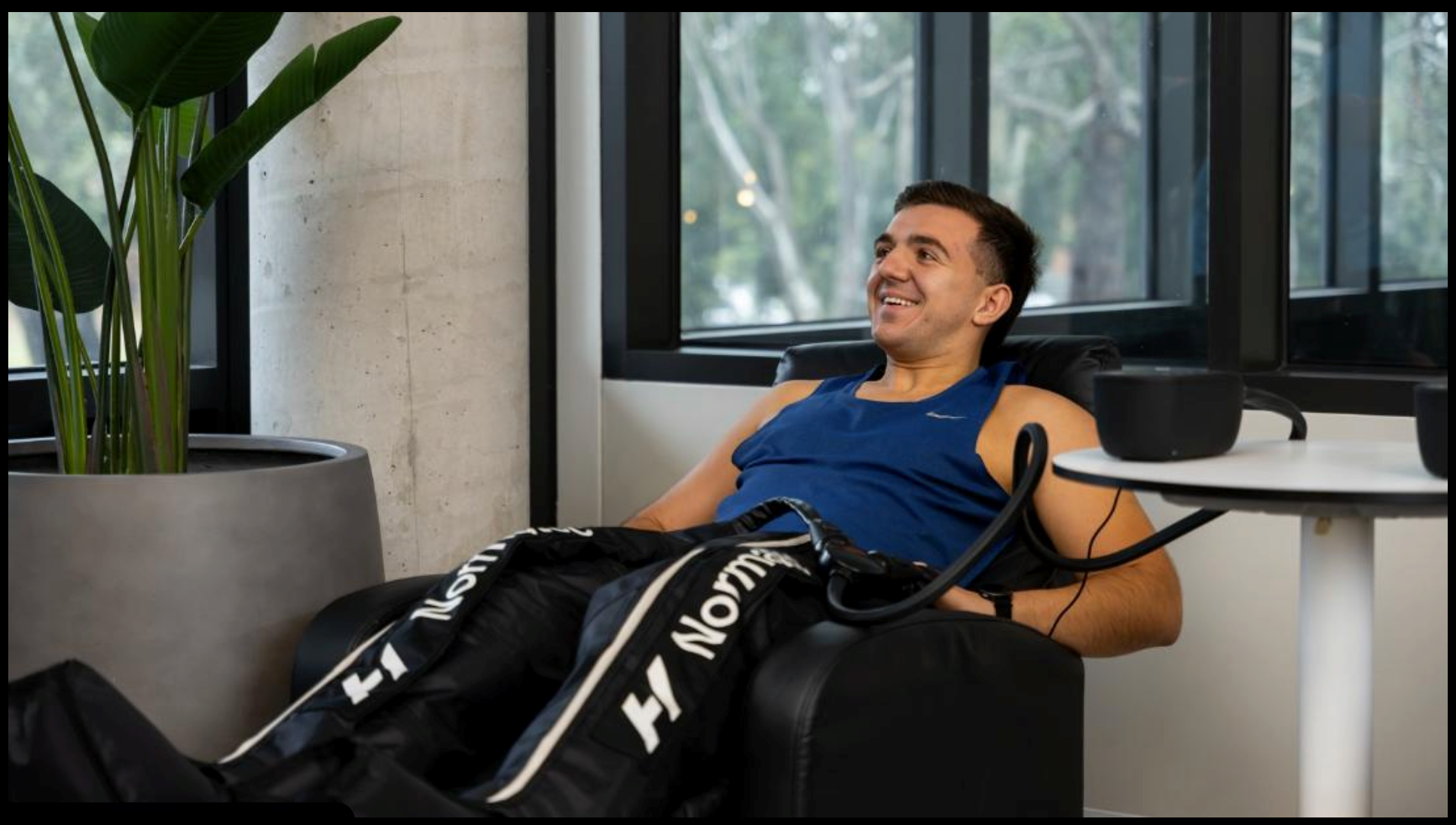 Modern recovery center offering wellness technologies and premium recovery services