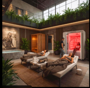 Multi-modality wellness recovery center with advanced recovery devices